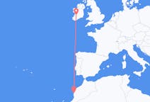 Flyrejser fra Essaouira, Marokko til Shannon, County Clare, Irland