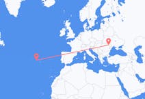 Flights from Iași, Romania to São Jorge Island, Portugal