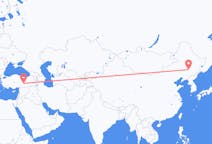 Flyg från Changchun, Kina till Malatya, Turkiet