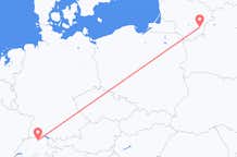Flyg från Zürich till Vilnius