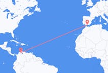Flights from Valledupar, Colombia to Málaga, Spain