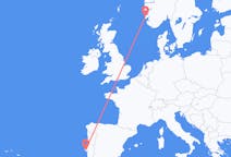 Vols d’Haugesund, Norvège pour Lisbonne, portugal