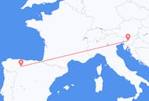 Flyrejser fra Leon til Ljubljana
