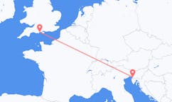 Vluchten van Triëst, Italië naar Bournemouth, Engeland