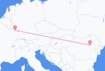 Flyg från Saarbrücken, Tyskland till Bacau, Rumänien