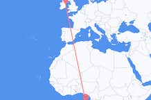 Flyreiser fra São Tomé, til Dublin