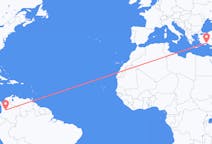 Flyreiser fra Ibagué, Colombia til Antalya, Tyrkia