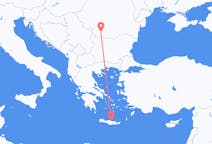 Vluchten van Craiova, Roemenië naar Iraklion, Griekenland