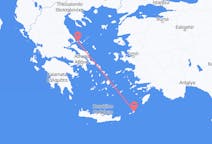 Flyreiser fra Karpathos, Hellas til Skiathos, Hellas