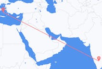 出发地 印度出发地 班加羅爾目的地 希腊Paros的航班