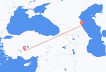 Flyreiser fra Makhatsjkala, Russland til Konya, Tyrkia