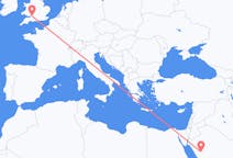 Flights from Al-`Ula, Saudi Arabia to Bristol, England