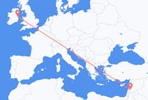 Flyg från Damaskus, Syrien till Dublin, Irland