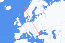 Flights from Kristiansund to Istanbul