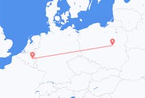 Flyg från Liège till Warszawa