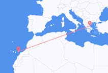出发地 希腊出发地 沃洛斯目的地 西班牙Ajuy的航班