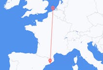 Flights from Barcelona, Spain to Ostend, Belgium
