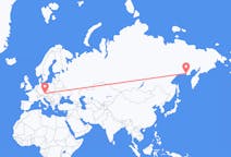 Flights from Magadan, Russia to Linz, Austria