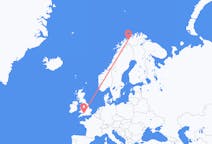 Flights from Sørkjosen, Norway to Bristol, England