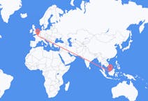 Flights from Sibu, Malaysia to Paris, France