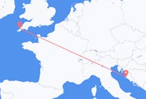 Flights from Zadar, Croatia to Newquay, the United Kingdom