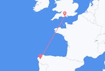 Flights from Santiago de Compostela, Spain to Bournemouth, England