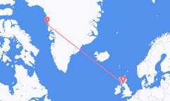 Fly fra Upernavik til Glasgow