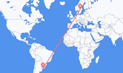 Flyreiser fra Punta del Este, Uruguay til Oerebro, Sverige
