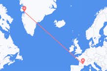Flyg från Rodez, Frankrike till Ilulissat, Grönland