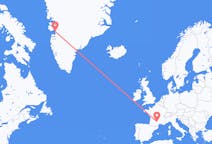 Flyg från Rodez, Frankrike till Ilulissat, Grönland