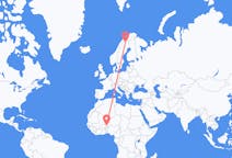 Flights from Niamey to Kiruna