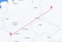 Vols depuis la ville de Poznań vers la ville de Strasbourg