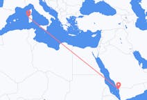 Flights from Jizan, Saudi Arabia to Alghero, Italy