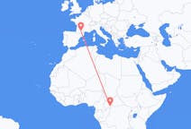 Flights from Bangui, Central African Republic to Toulouse, France