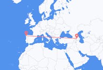 出发地 阿塞拜疆出发地 占贾目的地 西班牙圣地亚哥 － 德孔波斯特拉的航班