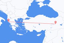 Lennot Bingölistä, Turkki Korfulle, Kreikka