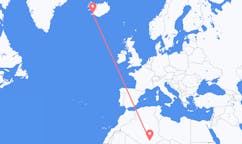 Flyg från Tamanrasset, Algeriet till Reykjavík, Island
