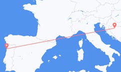 Flug frá Banja Luka, Bosníu og Hersegóvínu til Porto, Portúgal