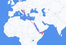 Flights from Garoe, Somalia to Bari, Italy