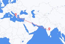出发地 印度海得拉巴 (巴基斯坦)目的地 希腊普雷韋扎的航班