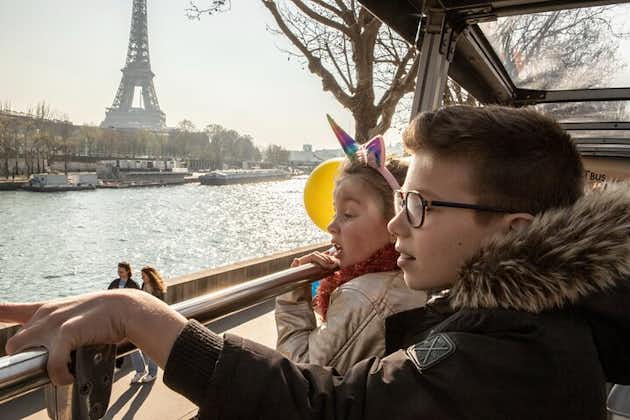 Paris Tootbus Kids Tour Sightseeing Live Guided Tour 