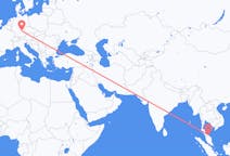 Flyreiser fra Narathiwat-provinsen, Thailand til Nürnberg, Tyskland