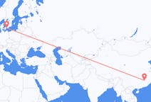 Flyreiser fra Ji an, Kina til Malmö, Sverige