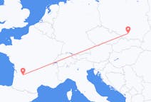 Voli da Cracovia, Polonia a Bergerac, Francia