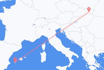 Flights from Košice, Slovakia to Ibiza, Spain