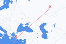 Flyg från Ufa, Ryssland till Bodrum, Turkiet