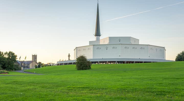 photo of Basilica of Our Lady of Knock, national shrine of Our Lady in Knock, Ireland,