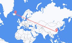 Flüge von Shanghai, China nach Egilsstaðir, Island