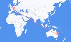 Flights from Inverell, Australia to Turin, Italy