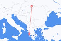 Vols de Debrecen, Hongrie à Céphalonie, Grèce